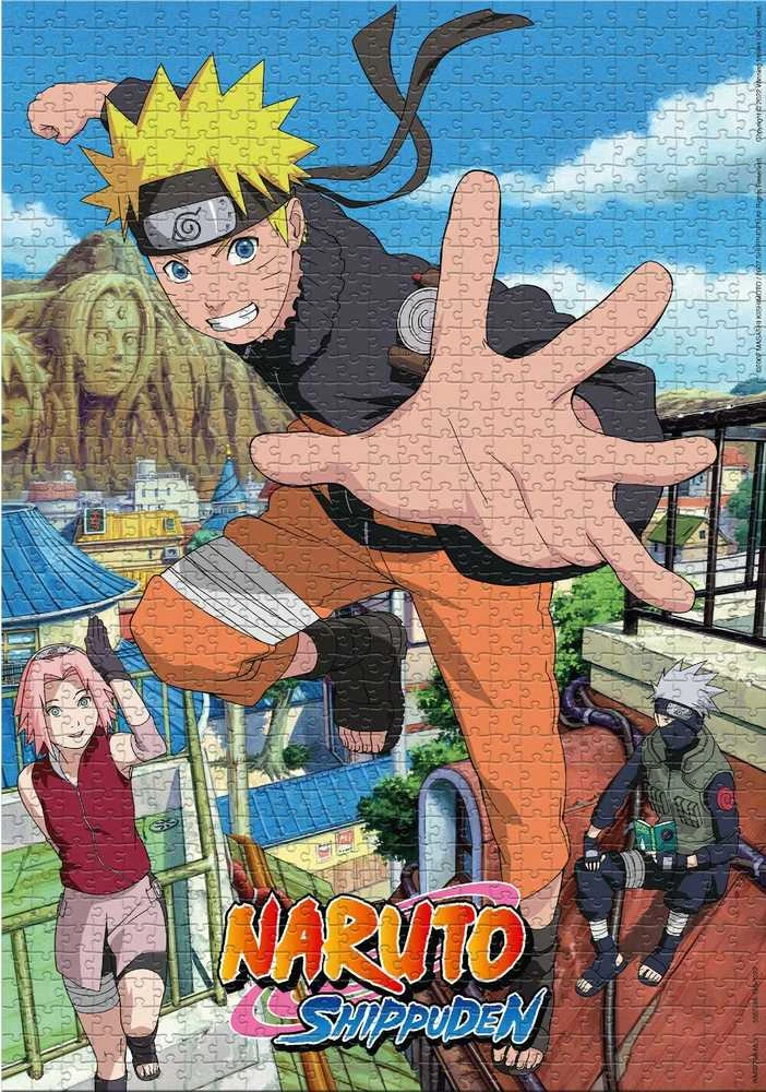 Dėlionė Winning Moves Laimėjimo judesiai Naruto Shippuden Puzzle 1000 elementų laimėjimai