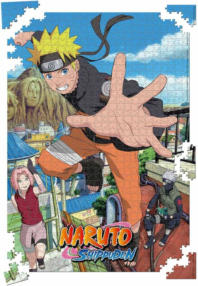 Dėlionė Winning Moves Laimėjimo judesiai Naruto Shippuden Puzzle 1000 elementų laimėjimai