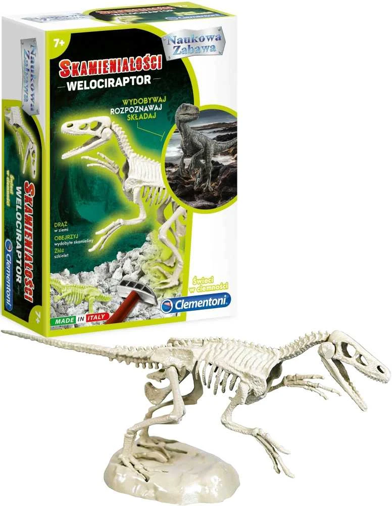 Clementoni Velociraptor fosilijos
