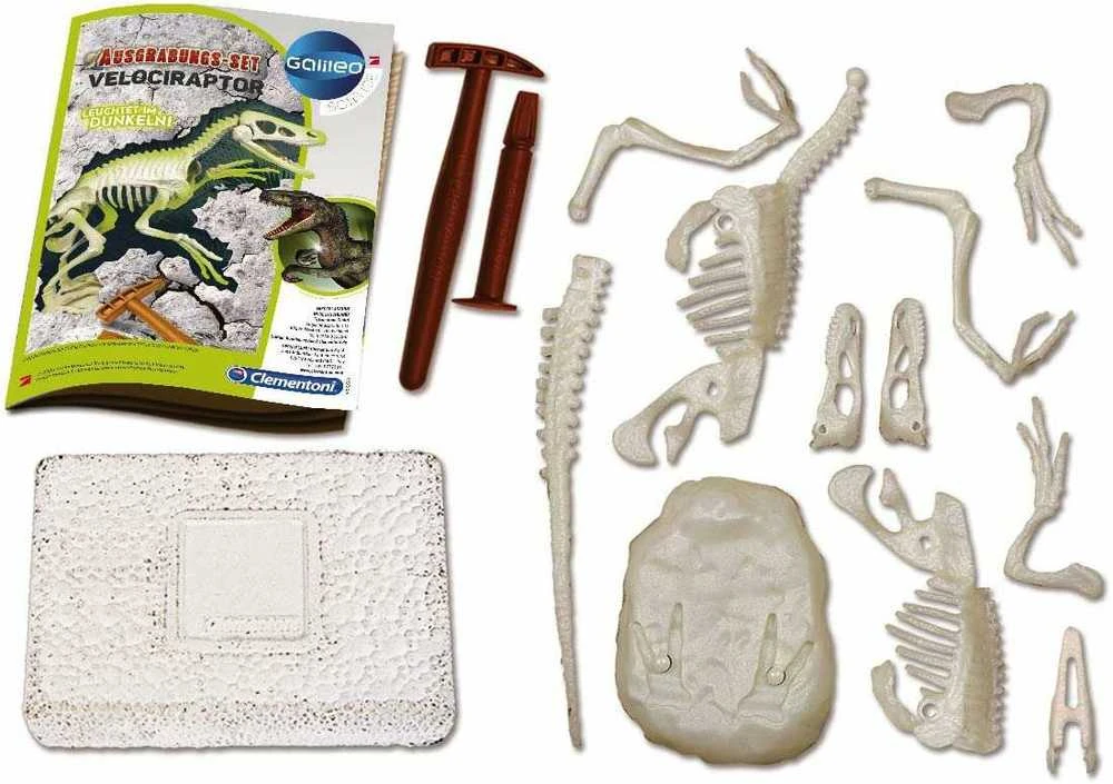 Clementoni Velociraptor fosilijos