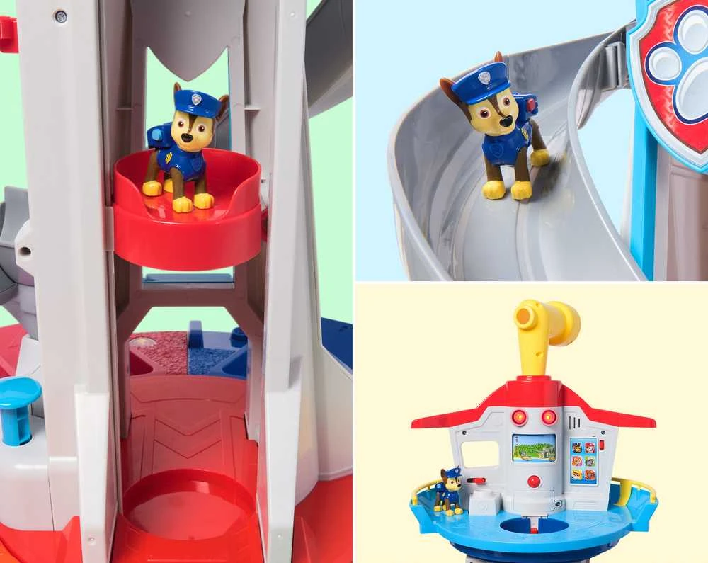 Spin Master Paw Patrol - „My Size Lookout Tower“ apžvalgos bokštas su figūrėle ir automobiliu, 75 cm