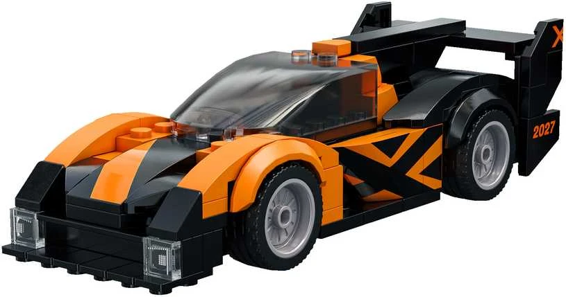 CaDA konstruktoriaus kaladėlės „Racer Blitz Oranžinis“ lenktyninis automobilis, 163 detalės