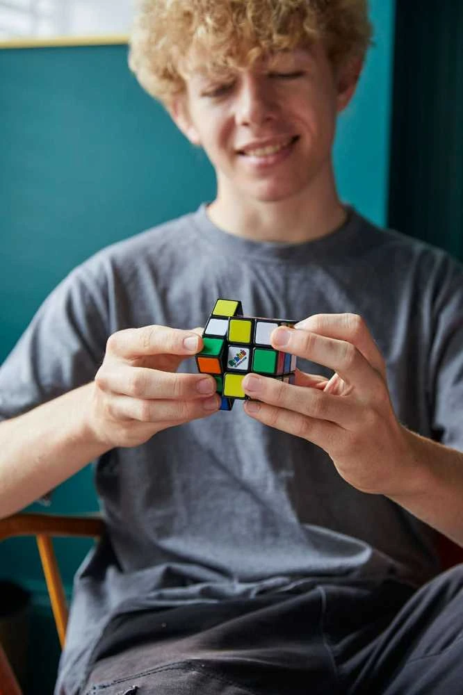Spin Master Oryginalna Kostka Rubika Rubiks Classic (kostka + breloczek)