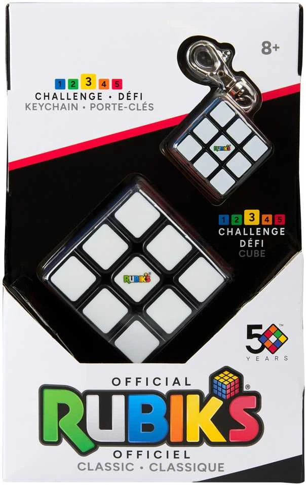 Spin Master Oryginalna Kostka Rubika Rubiks Classic (kostka + breloczek)
