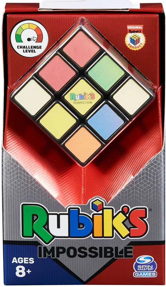 Spin Master RUBIK'S CUBE 3x3 Impossible - 6063974 - Rubiko kubas labai sudėtingas, spalva keičiasi priklausomai nuo kampų