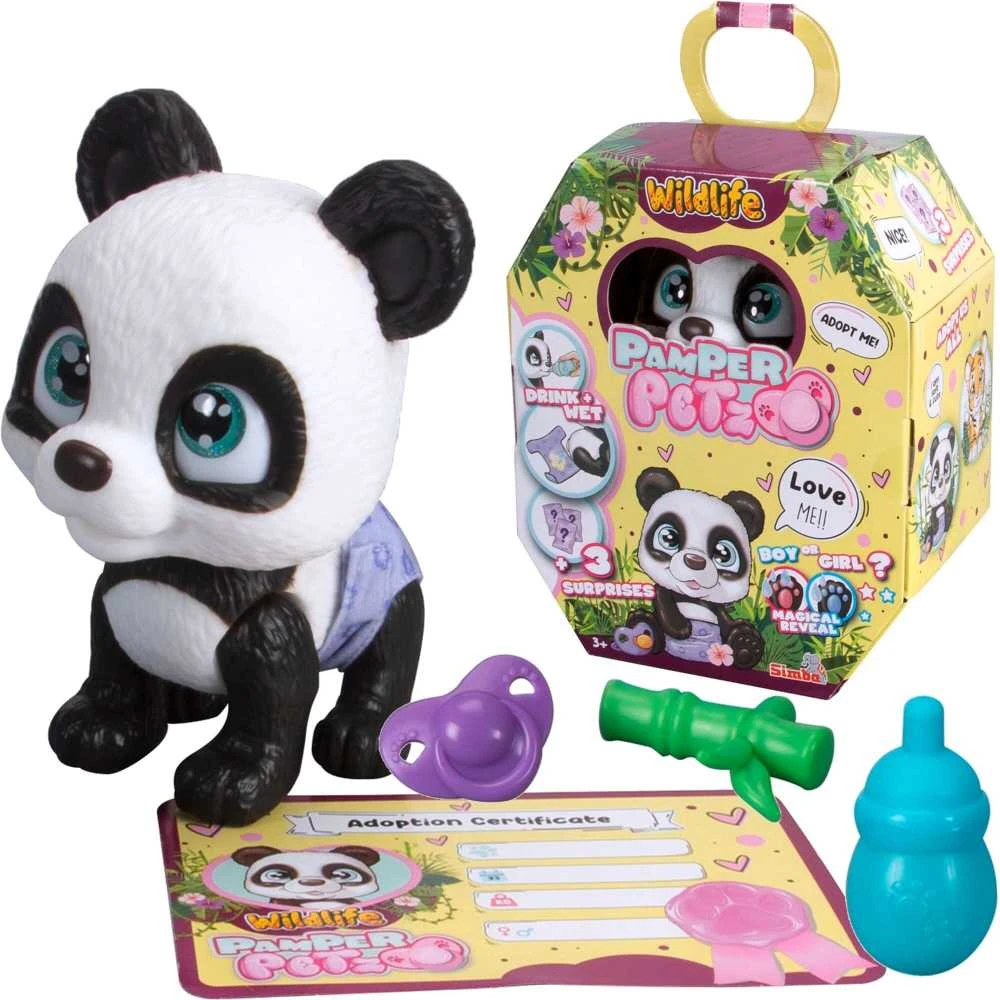 Žaidimų rinkinys panda kūdikis Simba Pamper Petz