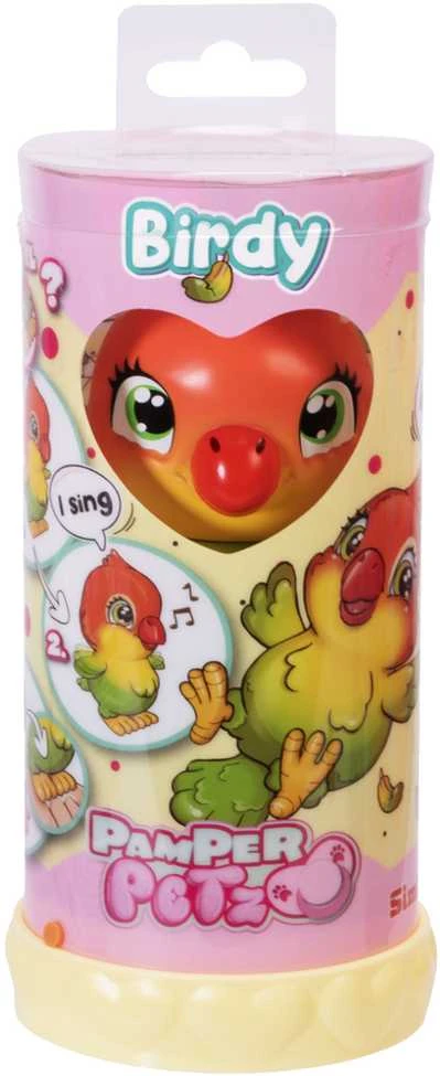 Simba Pamper Petz interaktyvus paukštis Birdy 13 cm + aksesuaras