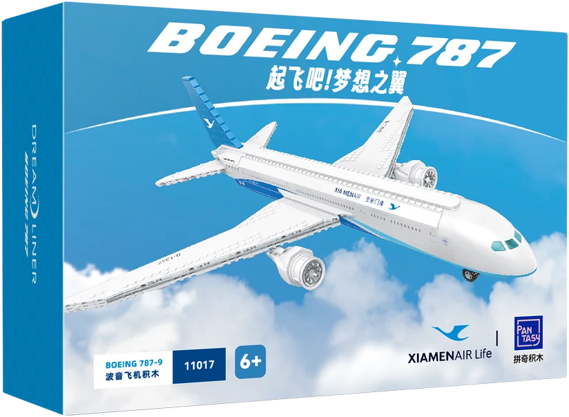 „Pantasy“ konstruktoriai „Boeing 787 Dreamliner“ lėktuvui, 55 cm, 744 detalės