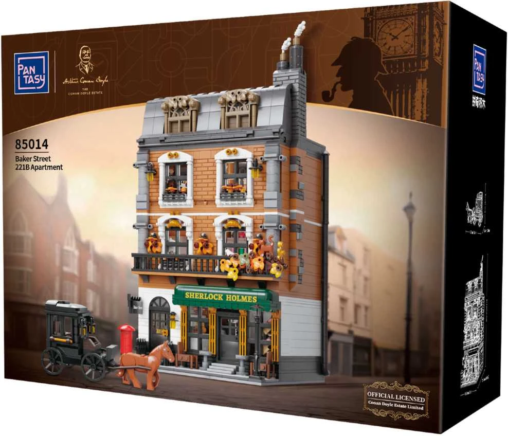 Pantasy Sherlock Holmes Baker Street 221B 3047 vienetai statybiniai blokai