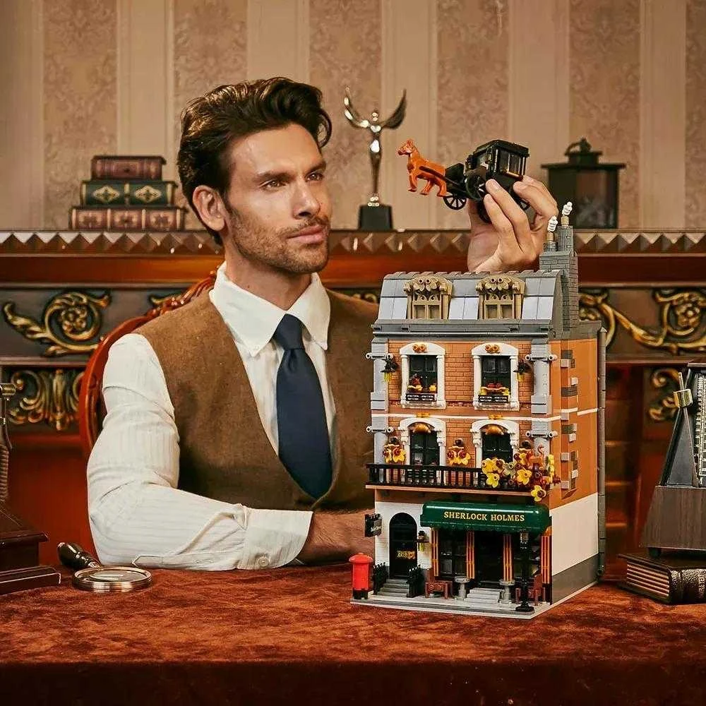 Pantasy Sherlock Holmes Baker Street 221B 3047 vienetai statybiniai blokai