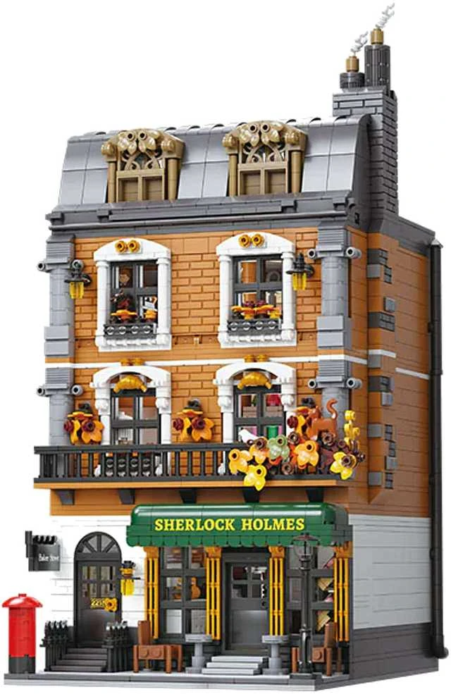 Pantasy Sherlock Holmes Baker Street 221B 3047 vienetai statybiniai blokai
