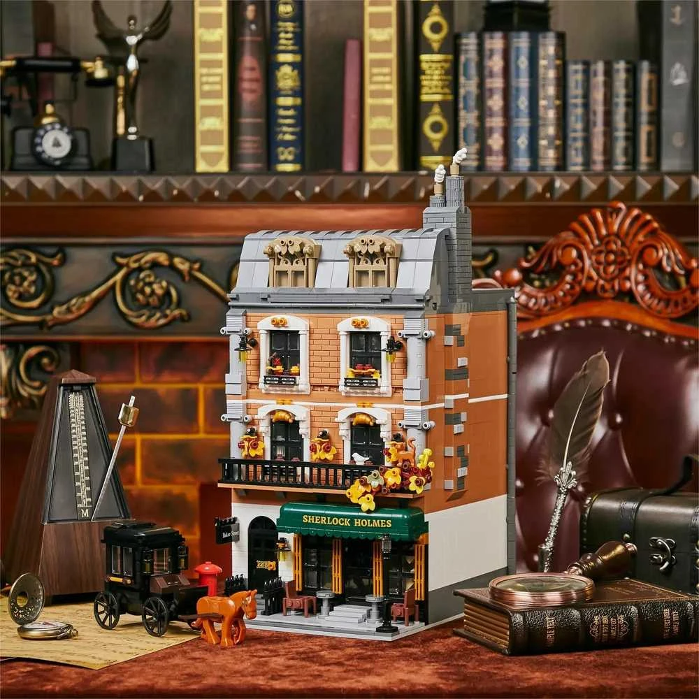 Pantasy Sherlock Holmes Baker Street 221B 3047 vienetai statybiniai blokai