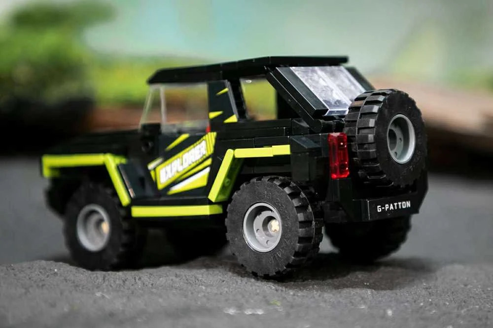 Almarina Pantasy statybiniai blokai G-Patton XT transporto priemonė 1:24 automobilis 16,8 cm 323 elementai