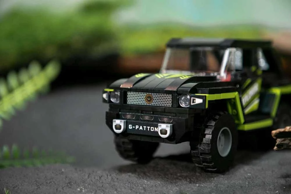 Almarina Pantasy statybiniai blokai G-Patton XT transporto priemonė 1:24 automobilis 16,8 cm 323 elementai