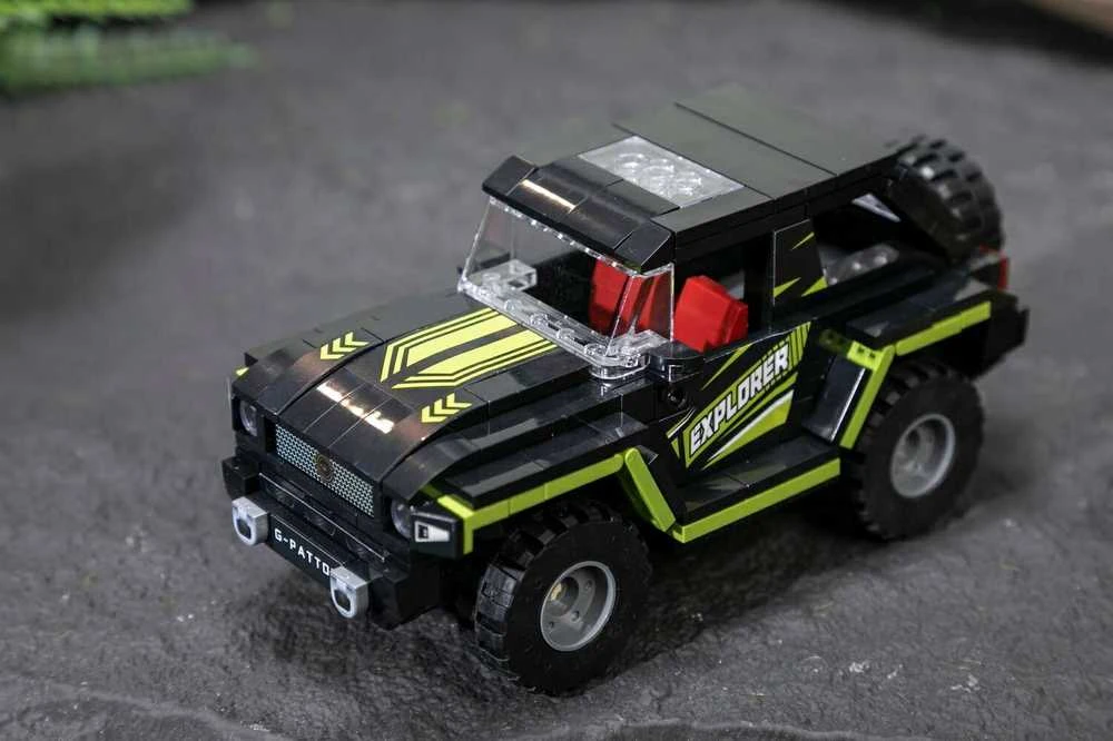 Almarina Pantasy statybiniai blokai G-Patton XT transporto priemonė 1:24 automobilis 16,8 cm 323 elementai