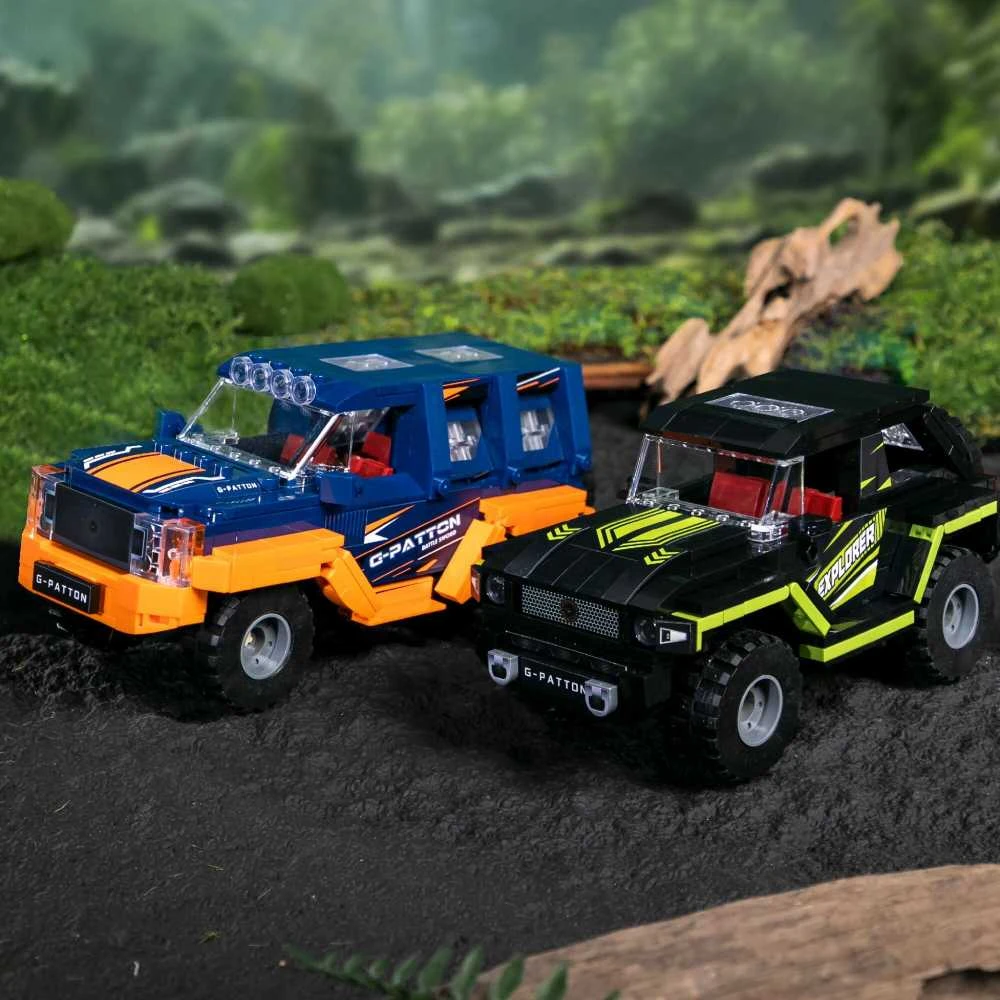 Almarina Pantasy statybiniai blokai G-Patton XT transporto priemonė 1:24 automobilis 16,8 cm 323 elementai