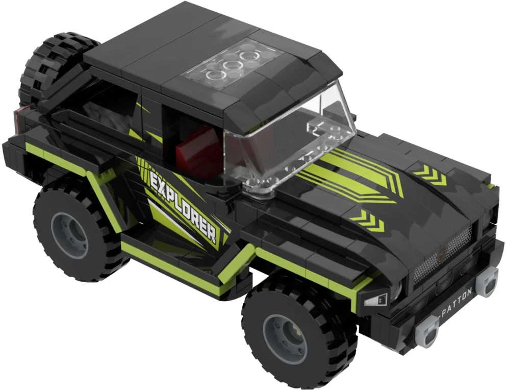 Almarina Pantasy statybiniai blokai G-Patton XT transporto priemonė 1:24 automobilis 16,8 cm 323 elementai