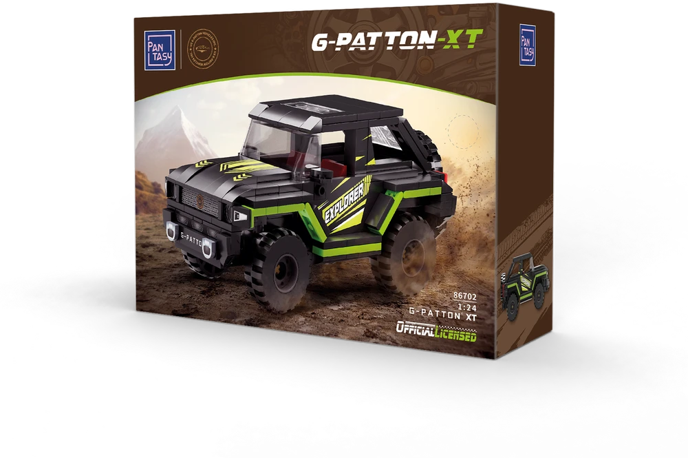 Almarina Pantasy statybiniai blokai G-Patton XT transporto priemonė 1:24 automobilis 16,8 cm 323 elementai