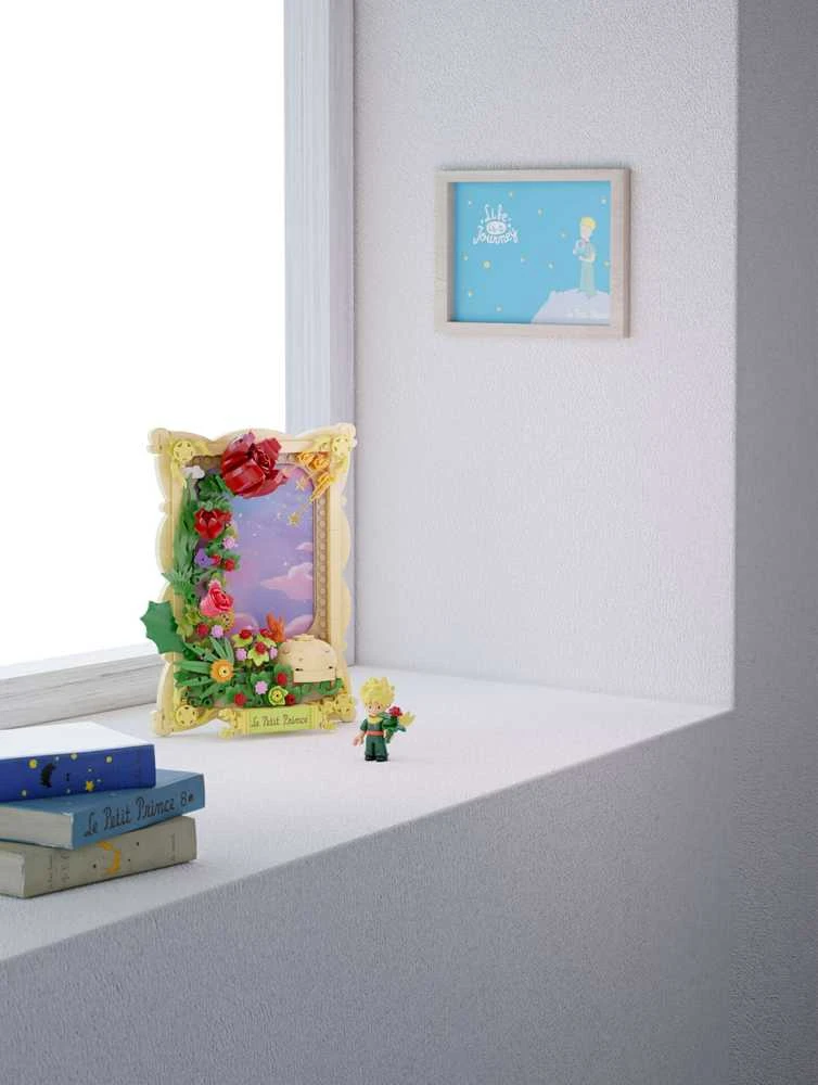 Pantasy statybiniai blokai Mažasis princas Mažojo princo rožė 402 vnt