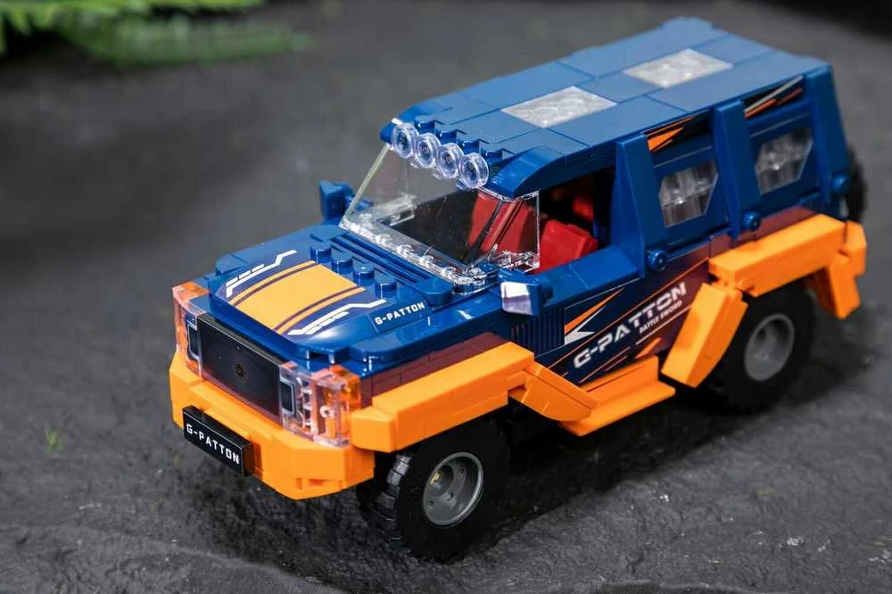 Almarina Pantasy statybiniai blokai Transporto priemonė G-Patton GX 1:24 automobilis 21 cm 422 vnt.