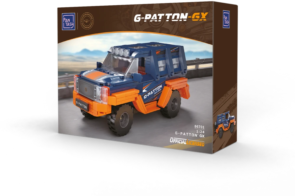 Almarina Pantasy statybiniai blokai Transporto priemonė G-Patton GX 1:24 automobilis 21 cm 422 vnt.