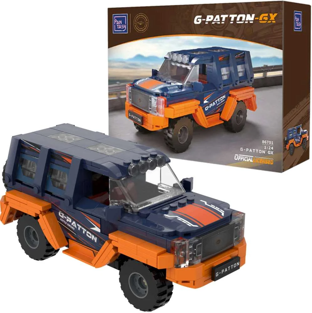 Almarina Pantasy statybiniai blokai Transporto priemonė G-Patton GX 1:24 automobilis 21 cm 422 vnt.