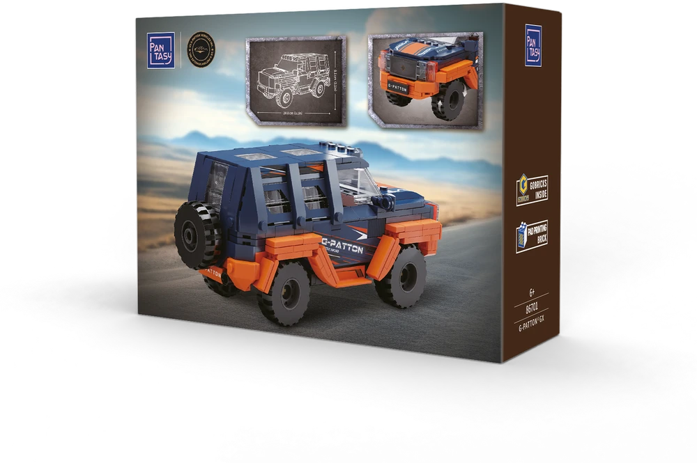 Almarina Pantasy statybiniai blokai Transporto priemonė G-Patton GX 1:24 automobilis 21 cm 422 vnt.