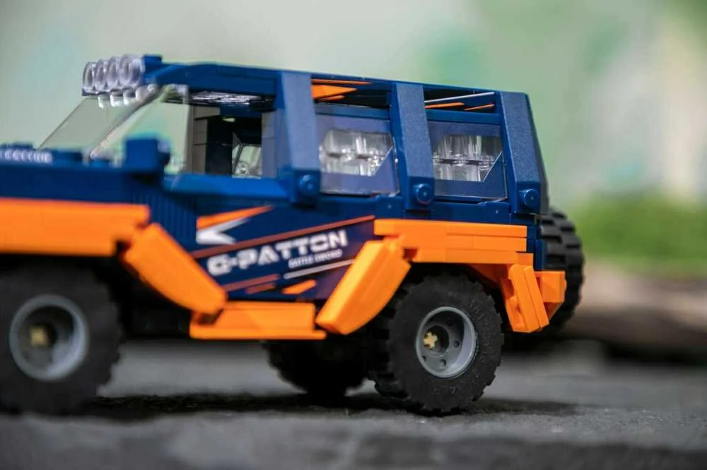 Almarina Pantasy statybiniai blokai Transporto priemonė G-Patton GX 1:24 automobilis 21 cm 422 vnt.