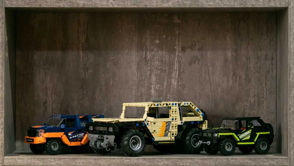 Almarina Pantasy statybiniai blokeliai G-Patton XT transporto priemonė 1:18 automobilis 26,4 cm 694 vnt.