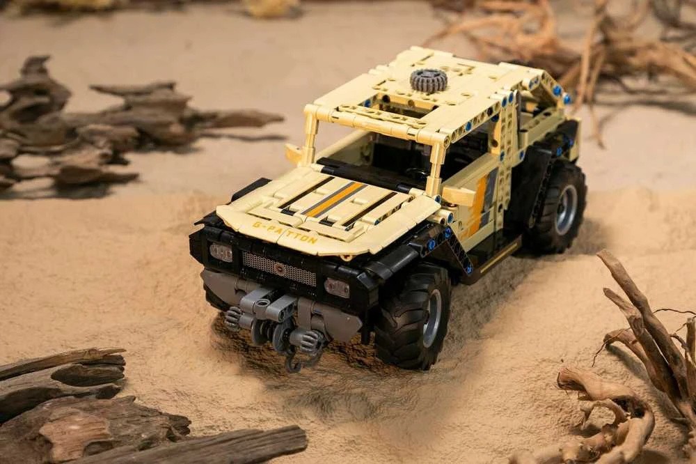 Almarina Pantasy statybiniai blokeliai G-Patton XT transporto priemonė 1:18 automobilis 26,4 cm 694 vnt.