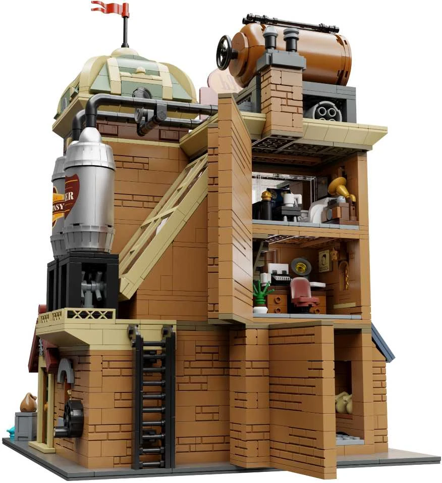 „Pantasy“ statybiniai blokeliai, alaus daryklos pastatas, Craft, alaus darykla, 3252 detalės