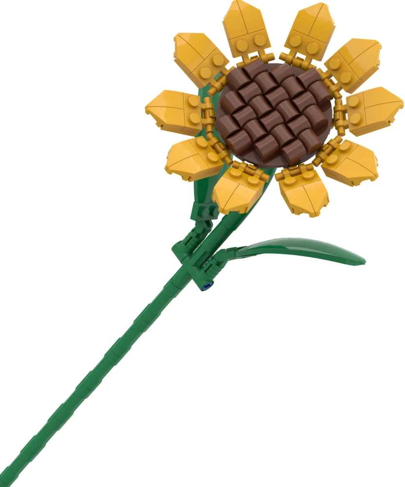 Almarina Pantasy Sunflower statybiniai blokeliai 10 cm 115 vnt