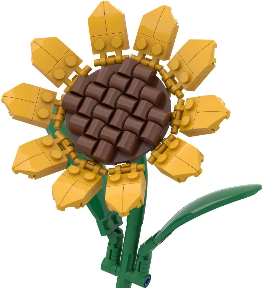 Almarina Pantasy Sunflower statybiniai blokeliai 10 cm 115 vnt