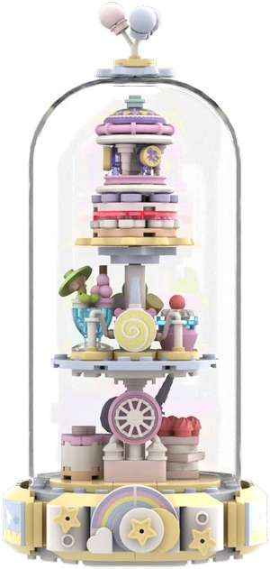 Pantasy Unicorn Paradise statybiniai blokeliai 270 vnt