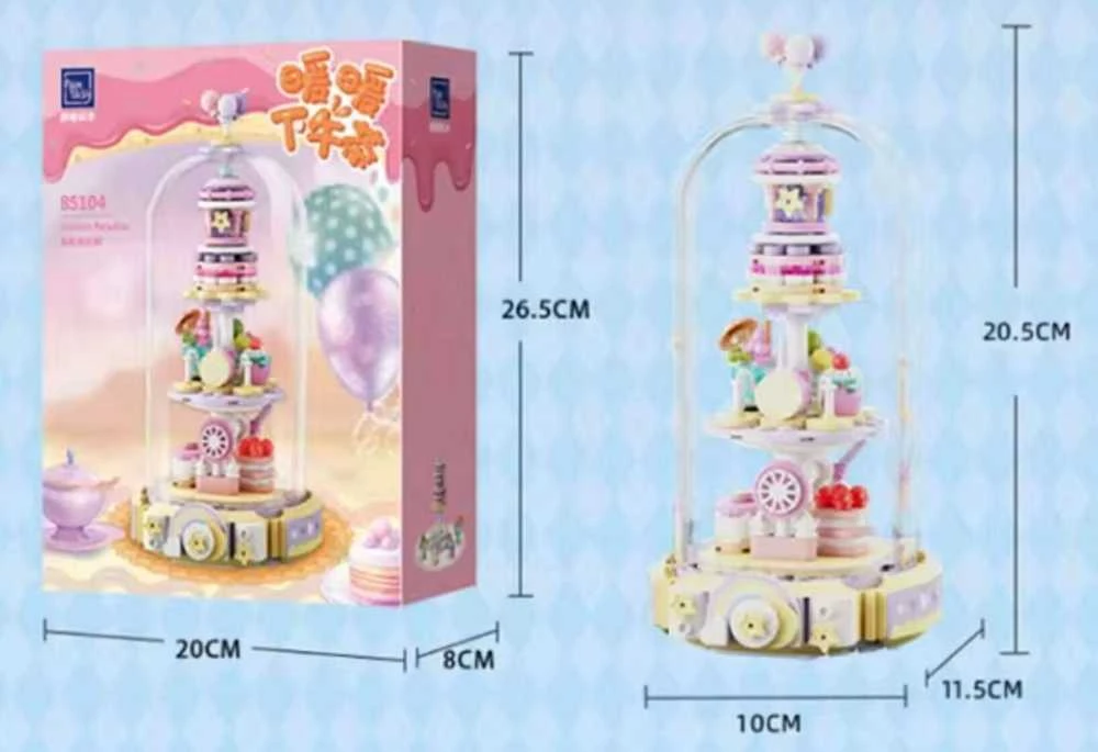 Pantasy Unicorn Paradise statybiniai blokeliai 270 vnt