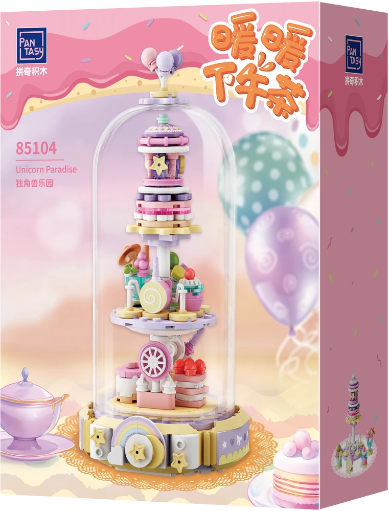 Pantasy Unicorn Paradise statybiniai blokeliai 270 vnt