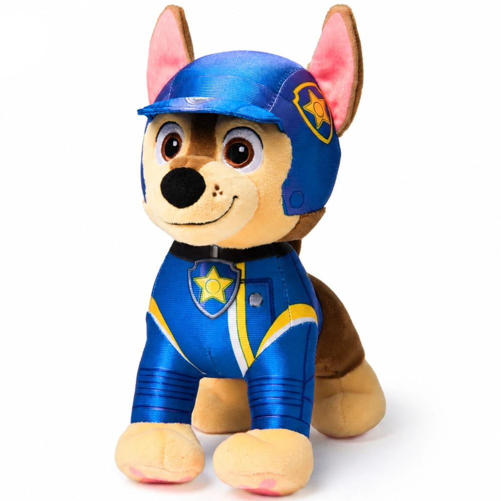 Paw Patrol gelbėjimo ratukai Chase pliušinis žaislas minkštas mielas šuo 23 cm
