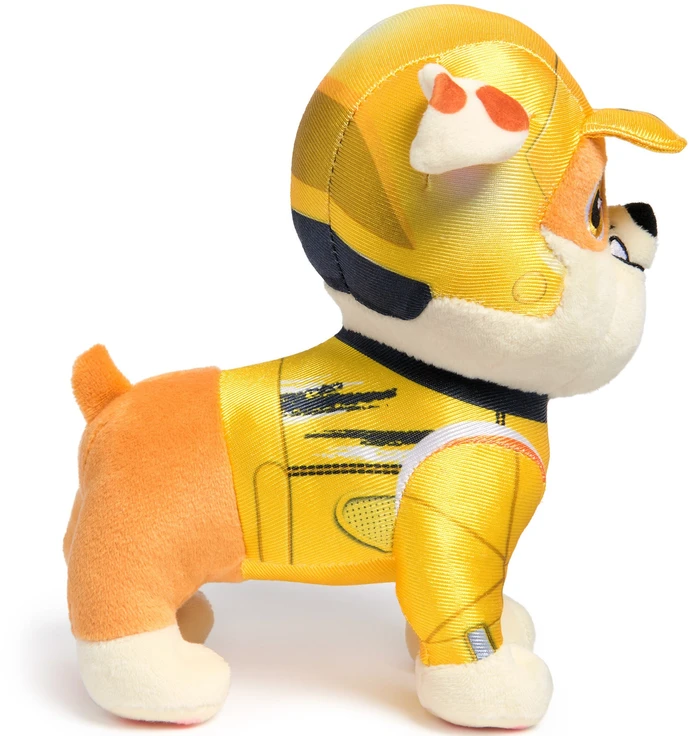Paw Patrol gelbėjimo ratukai Rubble pliušinis minkštas žaislas šuniui 20 cm