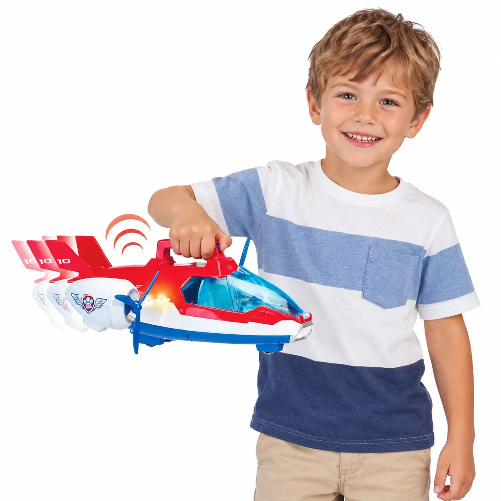 Paw Patrol lėktuvas Patrol reaktyvinis lėktuvas 38 cm + Robodog figūrėlė
