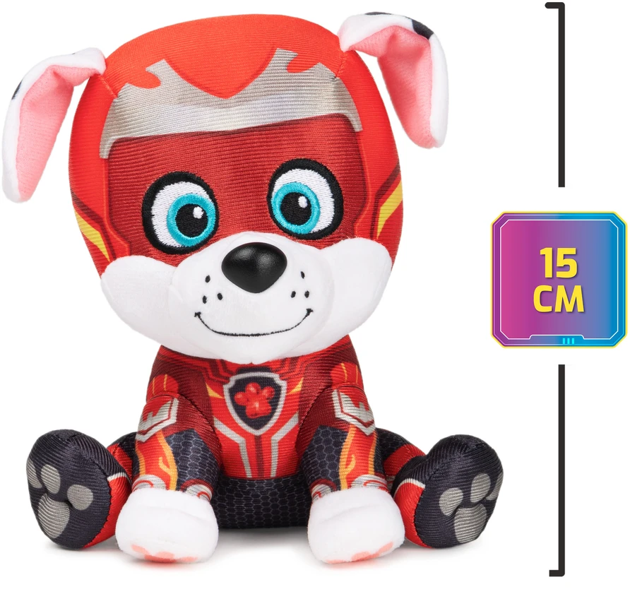 Spin Master Paw Patrol Marshall pliušinis žaislinis ginklas Galingasis filmas Didelis filmas 17 cm