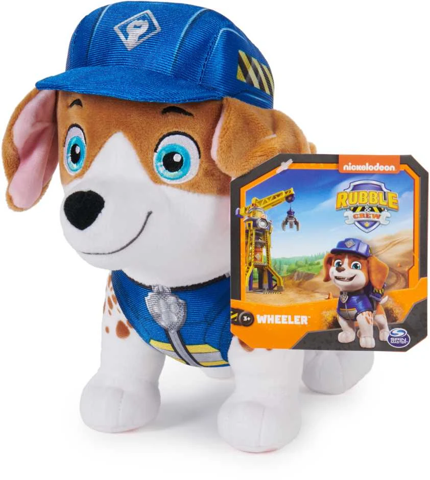 Paw Patrol talismanas Wheeler pliušinis Rubble ir jo įgula 20 cm