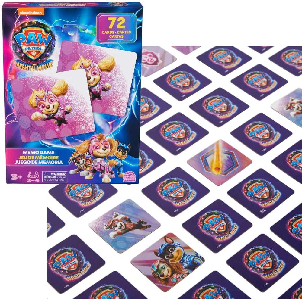 Sm Games Puzzles Paw Patrol The Mighty Movie The Mighty Movie Memo Match kortų žaidimas