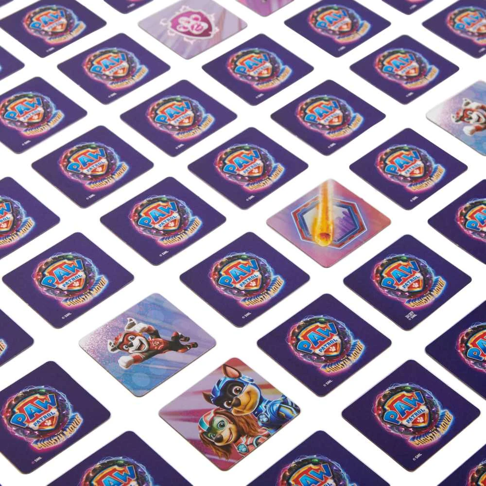 Sm Games Puzzles Paw Patrol The Mighty Movie The Mighty Movie Memo Match kortų žaidimas