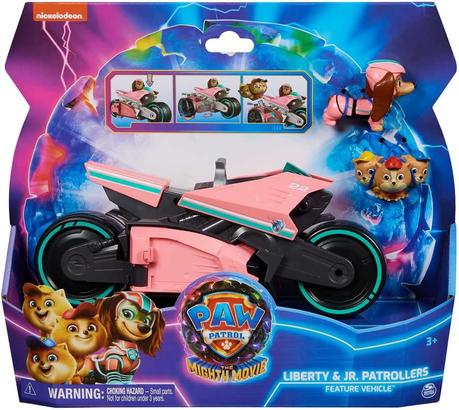 Spin Master Paw Patrol – Transporto priemonė Mighty Movie su figūrėle Liberty