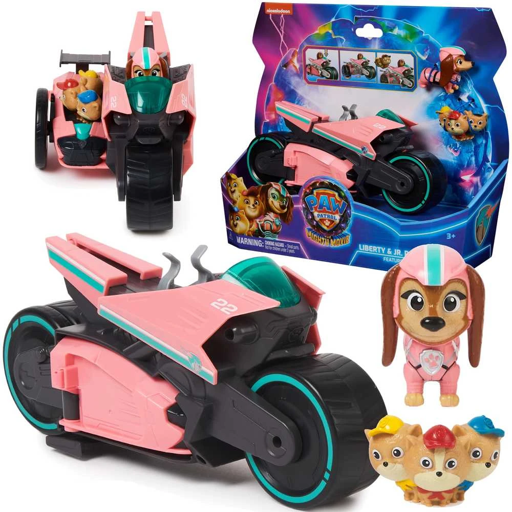 Spin Master Paw Patrol – Transporto priemonė Mighty Movie su figūrėle Liberty