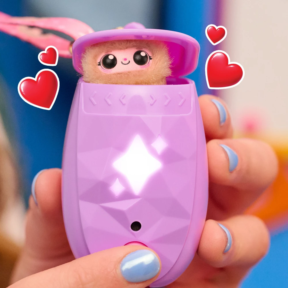 Peekimo - Nešiojamas interaktyvus augintinis su rožiniu centu (6078028)