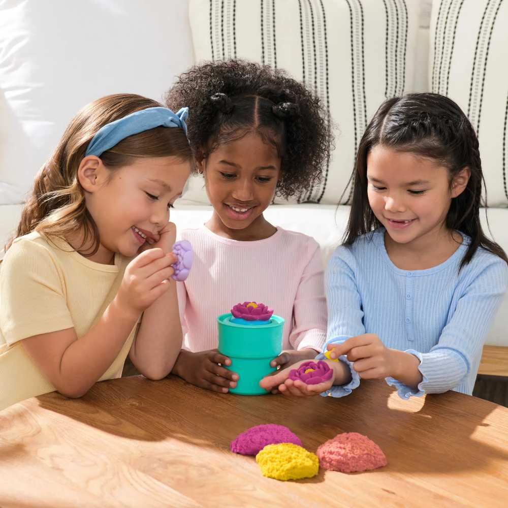 Spin Master KINETIC SAND Rinkinys „Gėlės“