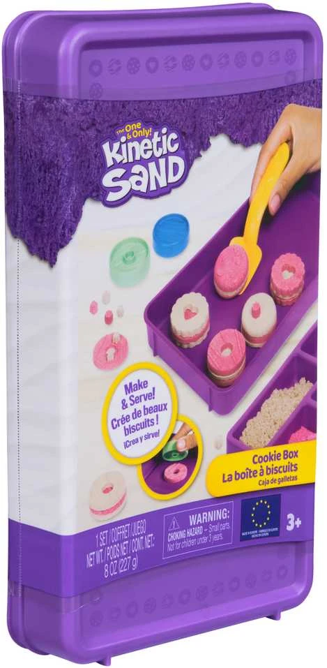 Spin Master Kinetic Sand Kinetinis smėlis – sausainių dėžutė – (6071549)