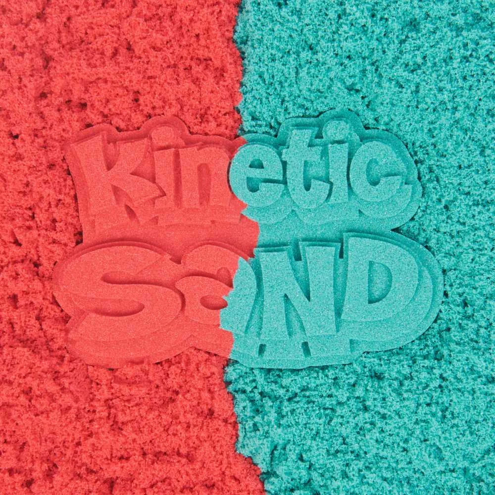 Spin Master Kinetic Sand Kinetic Sand 680 g Rinkinys su pelėsiu raudona ir jūra