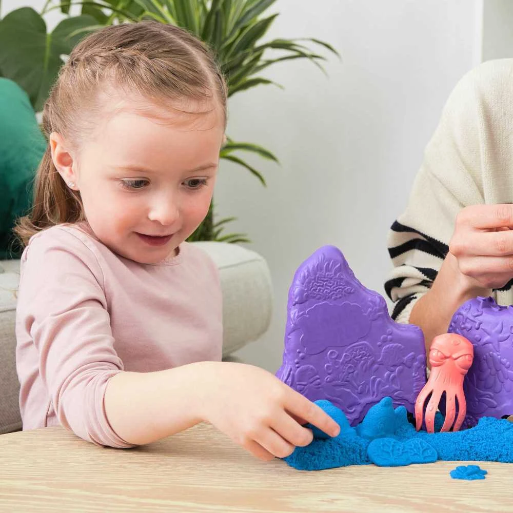Spin Master Kinetic Sand Kinetinis smėlis – koralinio rifo slėptuvė (6069783)